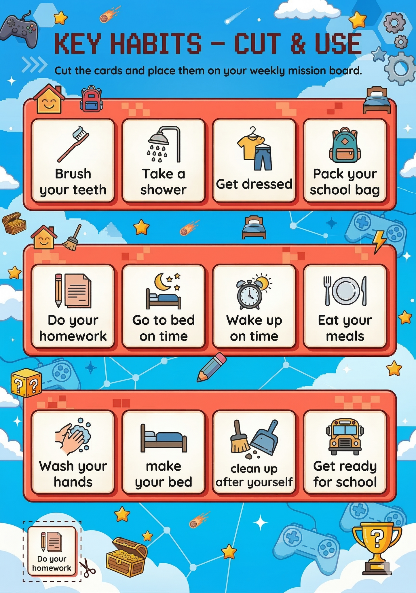 Kids Habit Game System